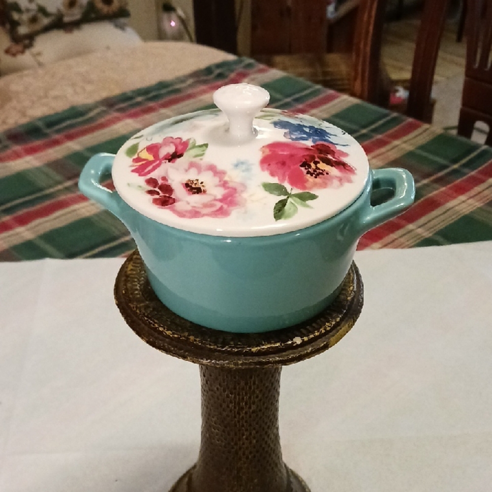 The Pioneer Woman Floral Ceramic Mini Casserole Dish